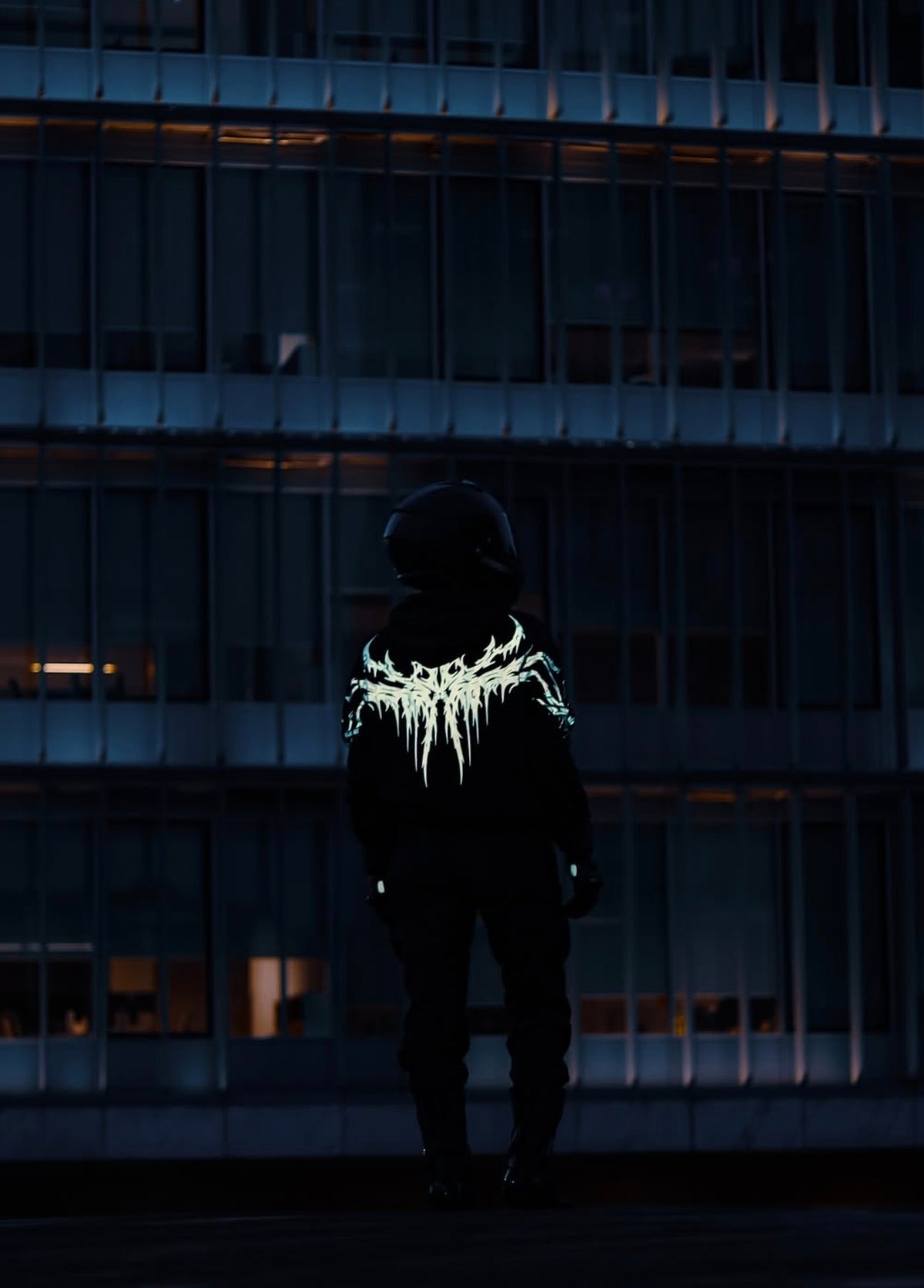 Phantom V1 - Reflective Oversized Hoodie