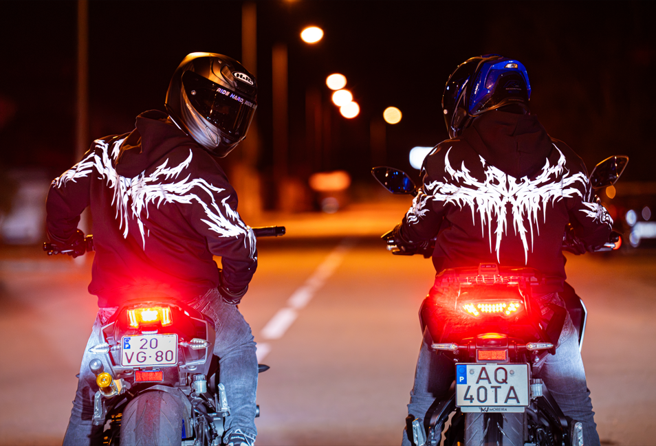 Phantom V1 - Reflective Oversized Hoodie