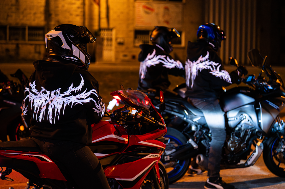 Phantom V1 - Reflective Oversized Hoodie